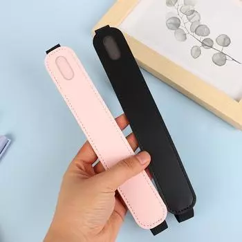 1 шт. кожаный регулируемый держатель для ручек с эластичной лентой, чехол для ручек для планировщика, держатель для ручек для блокнота, держатель для ручек для блокнота серый