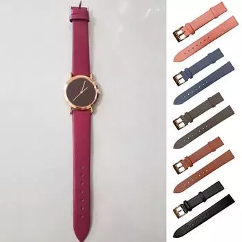 1 шт. кожаный ремешок для часов гладкий деловой высококачественный популярный 22MM