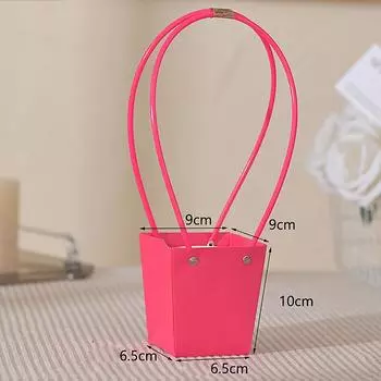 1 шт., крафт-бумажные цветочные сумки с ручкой, упаковка для цветов, подарочные упаковочные коробки для цветов для дома, украшения для свадебной вечеринки