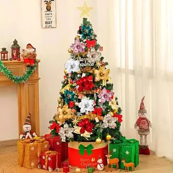 1 шт., красивая магнолия, имитация цветка, свадебное рождественское украшение, блестки, домашний декор, мода