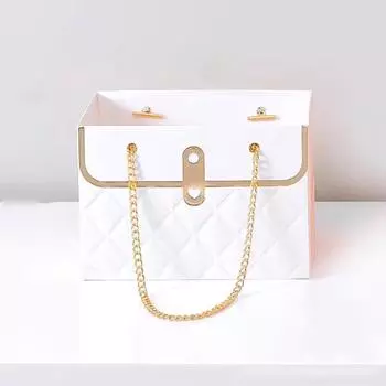 1 шт. красивая металлическая цепочка для цветов коробка для хранения букетов ведро для бумаги День матери свадьба мода