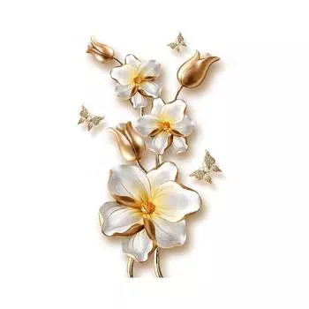 1 шт. Красивая наклейка на унитаз в виде бабочки лотоса, декоративная наклейка для ванной комнаты, водонепроницаемая, самоклеящаяся