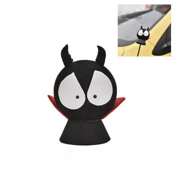 1 шт. красная рубашка дьявольская антенна Топпер Ева декоративный автомобильный топпер шарики черный