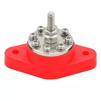 1 шт., красный распределительный пост для батареи, распределительный блок питания, шпилька M6