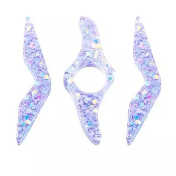 1 шт. красочные красивые блестящие закладки с пайетками, креативные закладки для книг с большим пальцем, держатели для страниц книг для учеников, подарки для учителей