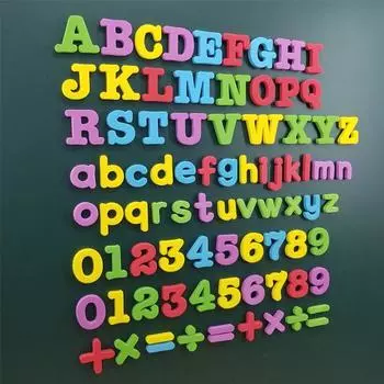 1 шт. Красочные магнитные буквы магнитные наклейки магниты на холодильник пластиковые образовательные дошкольные