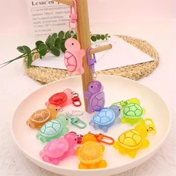 1 шт. красочный стиль Ins сладкая девушка сердце девушка пара подарок светящийся брелок черепаха