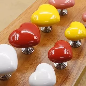 1 шт. креативная цветная кнопка для унитаза в форме сердца, портативная кнопка для унитаза, инструмент для нажатия, аксессуары для ванной комнаты