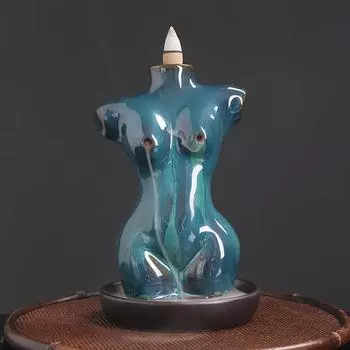 1 шт. креативная курильница в виде дракона, китайский талисман, керамический держатель для благовоний, декор для дома и офиса (Без благовоний)