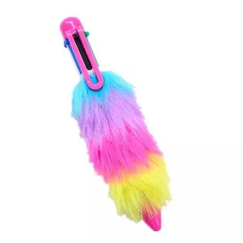 1 шт. креативная милая многоцветная ручка прозрачная многофункциональная нажимная цветная ручка стержень 6 основных офисных школьных принадлежностей для студентов