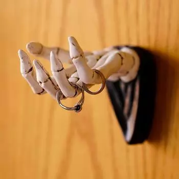 1 шт., креативная настенная вешалка, сплошной цвет, домашний декор, крючок из смолы в форме руки