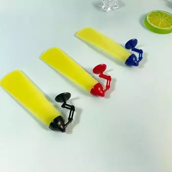 1 шт. креативная настольная лампа в форме 3D пластиковых закладок, имитация света, подсветка, прозрачная доска для чтения, подарки для учеников и учителей чёрный