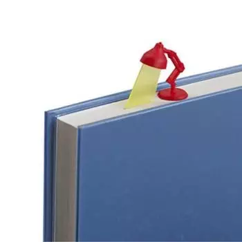 1 шт. креативная настольная лампа в форме 3D пластиковых закладок, имитация света, подсветка, прозрачная доска для чтения, подарки для учеников и учителей чёрный