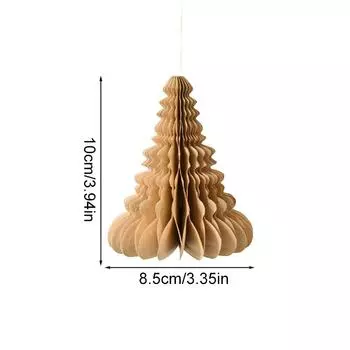 1 шт. креативная новинка шикарная подвесная декоративная бумага складной сотовый шар рождественская елка вечеринка