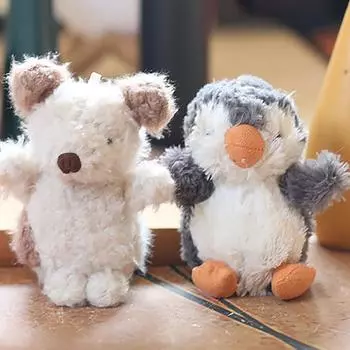 1 шт. креативная плюшевая кукла собака свинья милая кукла пингвин ключи брелок для девочек мультяшный автомобиль брелок кавайные женские сумки аксессуары A3