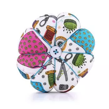 1 шт. креативная тыквенная ткань, швейные иглы, подушечка для булавок с эластичным ремнем на запястье(# 1)
