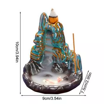 1 шт. креативная уникальная высококачественная шикарная декоративная курильница для благовоний с керамическим обратным потоком