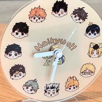 1 шт. креативные детские подарки Kawaii мультфильм акриловые часы Chiikawa милые настольные часы Usagi Hachiware декоративные украшения