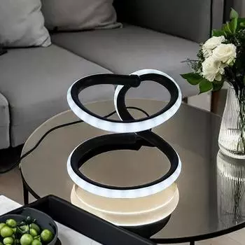 1 шт. Креативные и уникальные настольные лампы, трехцветная плавная регулировка яркости или красочные маршевые светильники, можно использовать для спальни, кабинета, офисного освещения белый