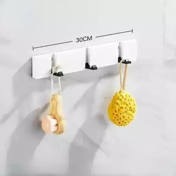 1 шт. Креативный деревянный рядный крючок Складной крючок для подвешивания одежды, сумок, ключей Вешалка для одежды в гостиную Предметы домашнего обихода A