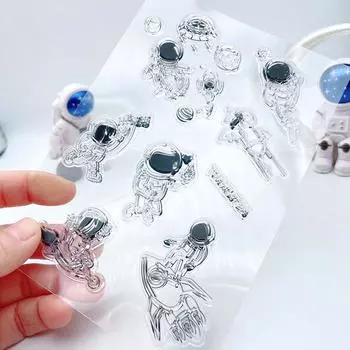 1 шт., креативный прозрачный штамп, силиконовая печать, скрапбукинг, фотоальбом, бумажная карта, сделай сам, ремесленный альбом, инструменты для дневника