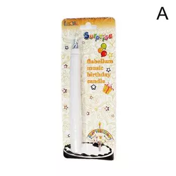 1 шт. креативный сюрприз-веер, свеча на день рождения, украшение на день рождения, декор для вечеринки, свеча, торт, клоун, торт, счастливый белый