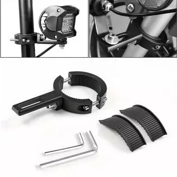 1 шт. Крепление для фары мотоцикла, универсальный кронштейн для противотуманных фар, вилка, держатель для фары, аксессуары