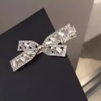 1 шт. Кристалл Циркониевый сплав Заколка для волос Простая Темпераментная Девичья Заколка для боковых прядей Супер Фея Мори Система Верхняя заколка 1pc