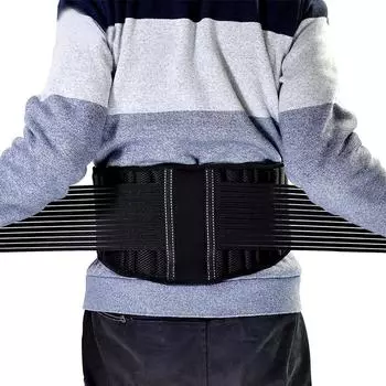 1 шт. Кронштейн для поясницы снимает боли в пояснице у мужчин и женщин, спортивный пояс для поддержки талии с компрессионной лентой M