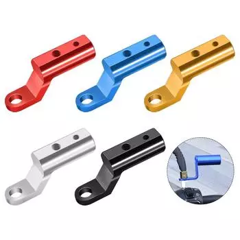 1 шт. кронштейн для расширителя зеркала заднего вида мотоцикла, высококачественный универсальный адаптер, держатель, крепление из алюминиевого сплава, аксессуары для мотоциклов золотой