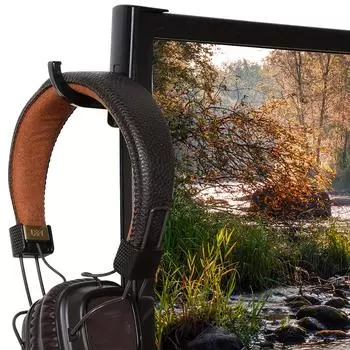 1 шт. Кронштейн-крючок для наушников, Липкий настенный крючок для стола, интернет-кафе, офиса, компьютера