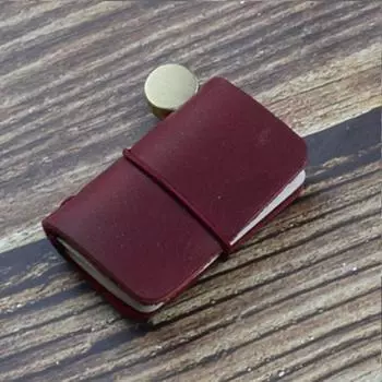 1 шт. крошечный кожаный блокнот карманный блокнот мини винтажный ретро милый кавайный портативный ежедневник органайзер дорожные принадлежности