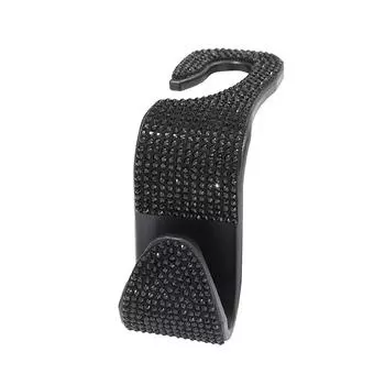 1 шт., крючок для подголовника автомобильного сиденья, крючок для подголовника, автомобильное сиденье, блестящие автомобильные аксессуары со стразами и бриллиантами красный