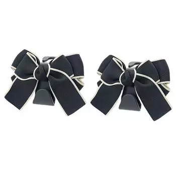 1 шт. крючок для спинки автомобильного сиденья, подвесной держатель для галстука-бабочки, автомобильная вешалка для хранения, аксессуары для интерьера, женский автомобильный практичный крючок чёрный