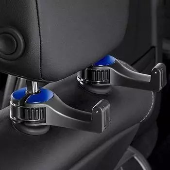 1 шт. крючок для спинки автомобиля 2 в 1 крючок для подголовника с держателем для телефона спинка сиденья вешалка для сумки сумочка кошелек для продуктов ткань складной зажим органайзер серебряный