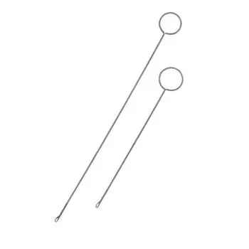 1 шт. крючок для вязания крючком из нержавеющей стали, петля, поворотный механизм, тканевые трубки, ремешок, полоски, ручная работа, инструмент для квилтинга, швейные принадлежности 17.8cm