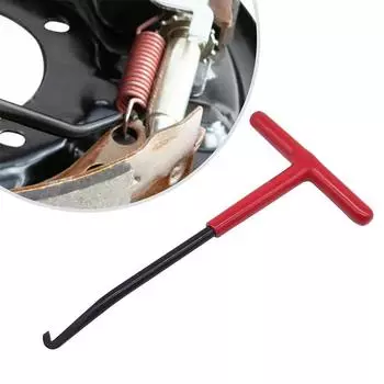 1 шт., крючок для выхлопной пружины мотоцикла, Т-образная ручка, съемник пружины выхлопной трубы, установочные крючки, инструмент для ремонта для снятия пружин красный