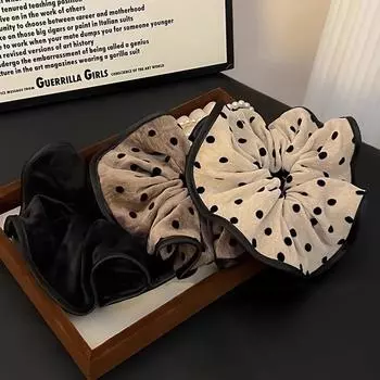 1 шт. Круглая эластичная веревка для головы, ретро-ткань, атласная веревка для волос, аксессуары для волос