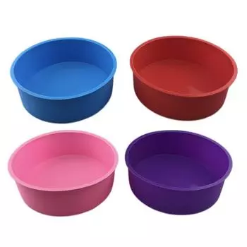 1 шт. круглая форма силиконовые формы для кексов многофункциональный инструмент для выпечки кухонные принадлежности DIY форма для мыла ручной работы