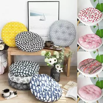 1 шт. круглая подушка 40x40 45x45 50x50 офисный стул диван подушка татами круглая декоративная подушка сиденья подушки для стула оптом 40x40cm