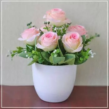 1 шт. круглая роза позирующая реквизит для фотосъемки искусственные цветы бонсай украшения для гостиной имитация цветов яркие цвета