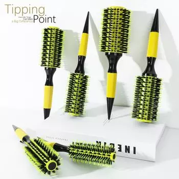 1 шт. круглая щетка профессиональная вьющаяся расческа круглая роликовая расческа парикмахерская расческа для укладки волос