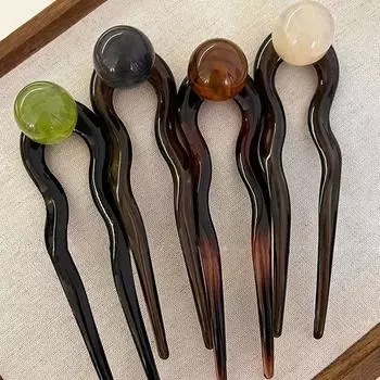 1 шт. круглая шариковая палочка для волос в китайском стиле заколки для волос ювелирные изделия аксессуары для волос заколка для волос подарок свадебный головной убор мода