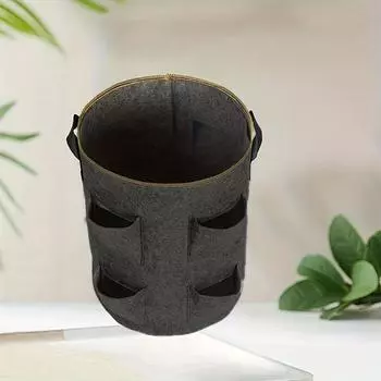 1 шт. Круглая сумка для посадки деревьев, сумка для посадки клубники, сумка для выращивания растений, сумка для рассады, сумка для украшения зеленых растений 1pc