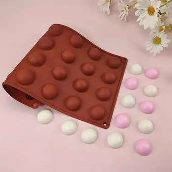 1 шт., круглые полусферические силиконовые формы для выпечки пудинга, мусса, шоколадного торта, кухонные принадлежности ручной работы, инструмент