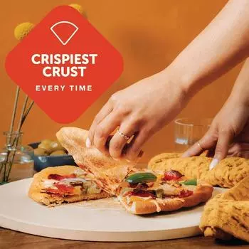 1 шт. круглый/квадратный противень для пиццы из кордиерита, прочный, для духовки и гриля, устойчивый к термическому удару, для выпечки хлеба