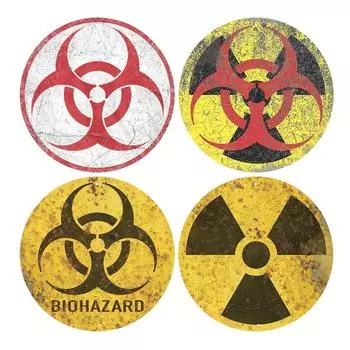 1 шт. Круглый металлический жестяной знак, винтажные металлические знаки опасности, круглый металлический жестяной знак, предупреждающий знак, легко устанавливается, водонепроницаемый 20x20cm-Tin