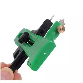 1 шт., круглый резак, регулируемый круглый режущий инструмент для изготовления поделок из ткани, инструмент для скрапбукинга, круглый резак для бумаги красный