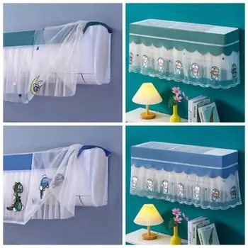 1 шт. кружевной чехол для кондиционера, моющийся бытовой пылезащитный чехол для спальни, подвесной чехол для кондиционера, кондиционер для дома 80-86cm(1-1.5P