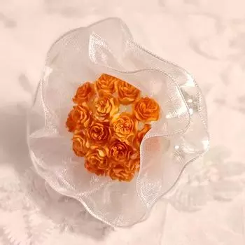 1 шт. кружевной мини-букет, ювелирные изделия, аксессуары, роза, ручной цветок, украшение своими руками, ручной работы, букет из бисера для куклы, своими руками, 14 цветов
